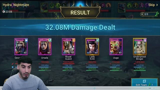 Brogni The Hydra King! ¦ NM 1 Key Hydra ¦ 3rd Rotation ¦ Raid Shadow Legends смотреть онлайн