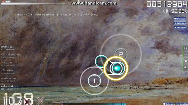 Serj Tankian - Sky Is Over osu hard смотреть онлайн