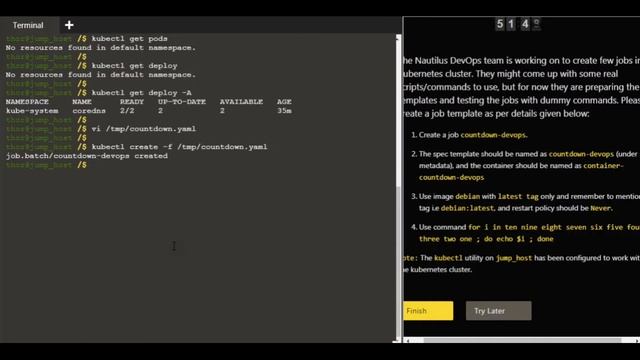 Countdown job in Kubernetes смотреть онлайн
