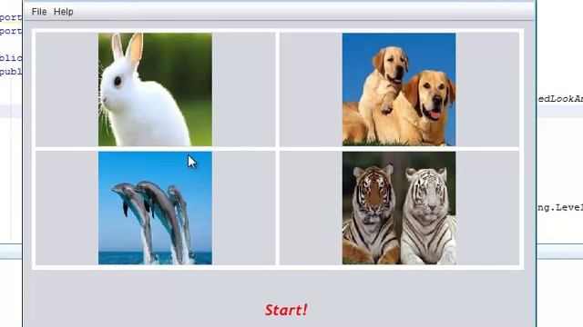 Picture Matching Game in Java смотреть онлайн