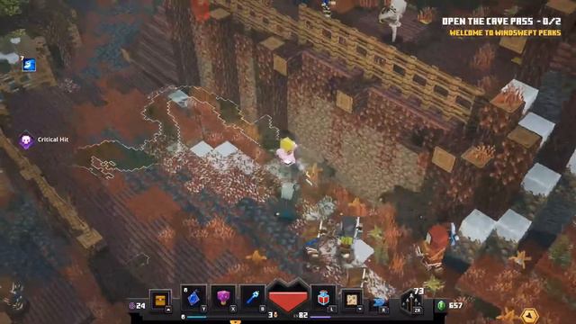 HOWLING PEAKS DLC!! MINECRAFT: DUNGEONS LIVE! смотреть онлайн