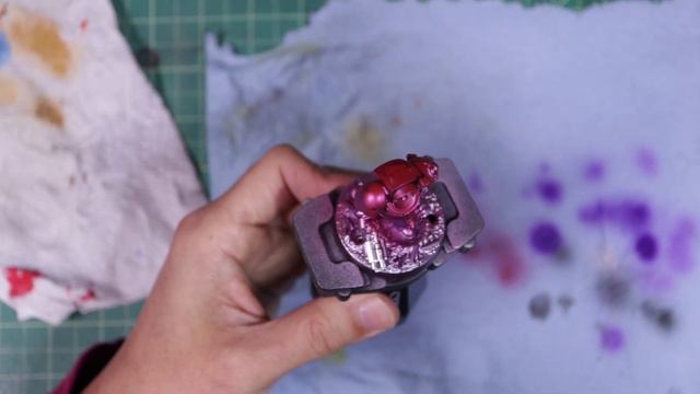 Testing Vallejo Metal Color Chrome and Game Inks on Brother Dyrael/바예호 메탈칼라와 게임잉크 테스트 영상입니다. смотреть онлайн