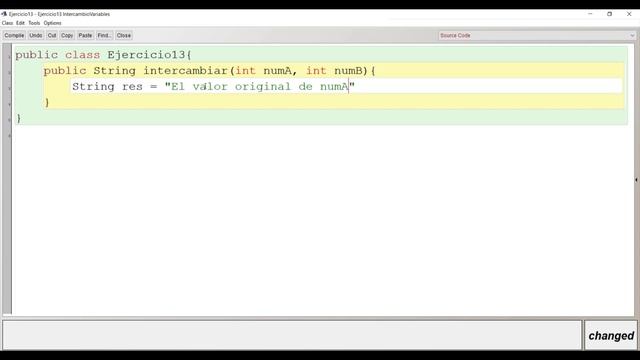 Ejercicio 13: Intercambiar el valor de dos variables(de tipo int) sin utilizar una tercera. || Java смотреть онлайн