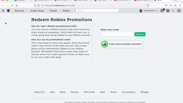 Как Получить ПАСТУ НА ГОЛОВУ Бесплатно с Помощью Промокода в РОБЛОКС! Roblox Promocodes // Greg Vos