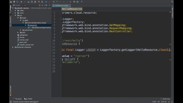 Distributed log tracing in Microservices using Spring Cloud Sleuth with Example | Tech Primers смотреть онлайн
