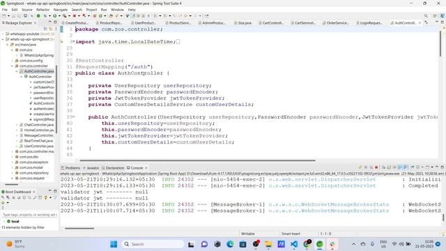 Creating A WhatsApp Web Clone With Spring Boot, React | Authentication With Jwt, Spring Security смотреть онлайн