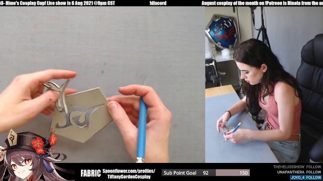Hu Tao Cosplay- Genshin Impact (Episode 1) Live Crafting Stream смотреть онлайн