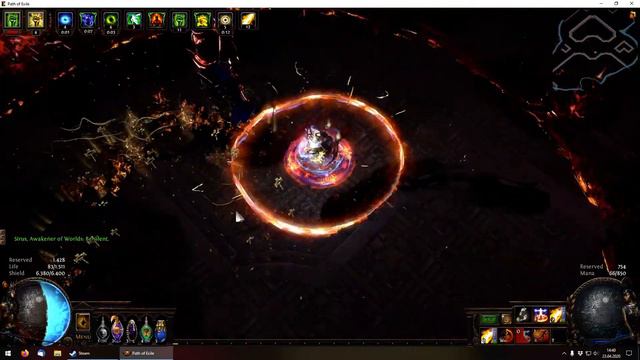 PoE 3.10: Sirus AL8 vs. Herald Stacking Divine Ire Trickster... Easy смотреть онлайн
