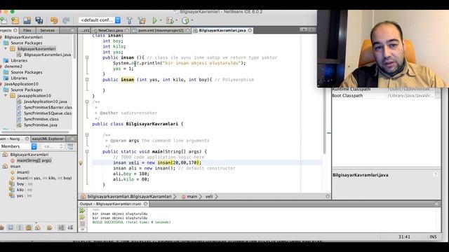 Java'da Constructor (Yapıcı, İnşa Metotları) Java Eğitim Serisi 4 смотреть онлайн