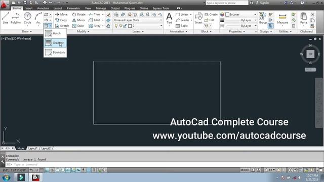 How to use Hatch in Autocad / Autocad Hatch Command in Hindi смотреть онлайн