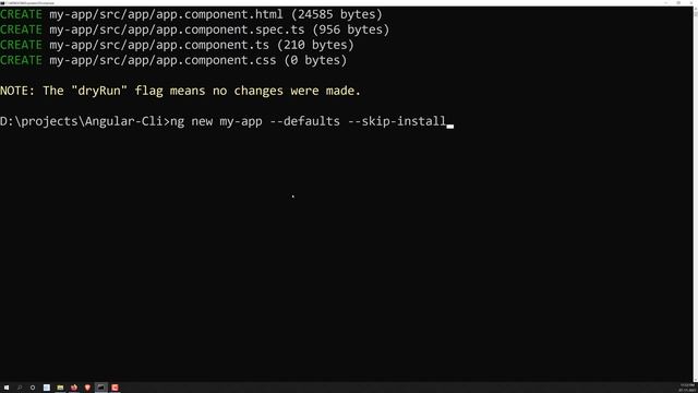 4. Create a new Angular application in practical using ng new command and its options - Angular CLI смотреть онлайн