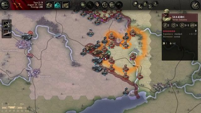 Прохождение UoC Red Turn. №2 Lower Dnieper смотреть онлайн