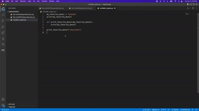 W6D2: Dependency Injection, Variables, Args and Kwargs смотреть онлайн