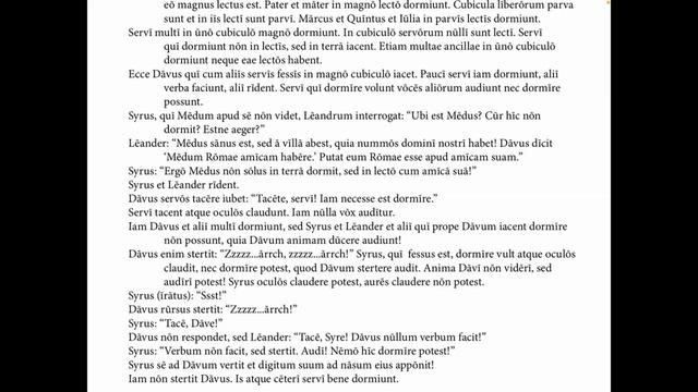 #13 Fabellae Latinae - Servi Dormiunt #латынь
