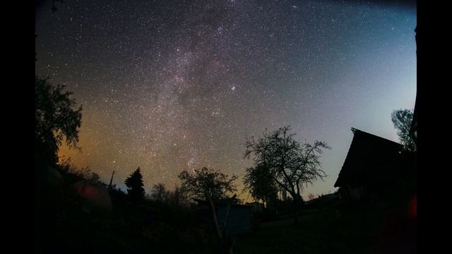 Звездное небо над Черняковицами. Октябрь 2021 г.