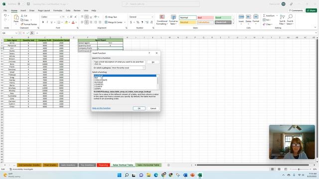 Excel 2021 VLookup & HLookup Functinos смотреть онлайн