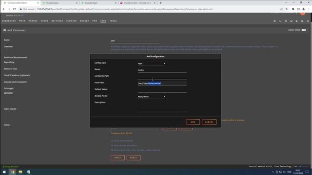 Unraid - Plex: Install смотреть онлайн
