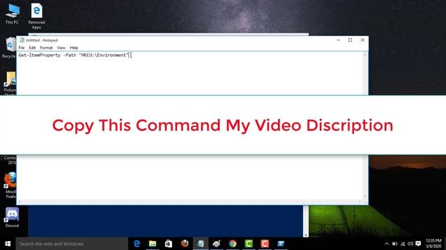 How To Recover Path Environment Variables On Windows 10/8/7 смотреть онлайн