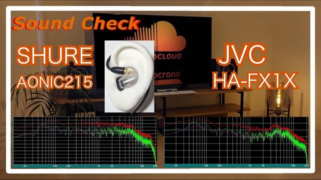 SHURE AONIC215 vs JVC HA-FX1X [IEMs In-Ear headphones Sound Comparison イヤホン音比較] смотреть онлайн
