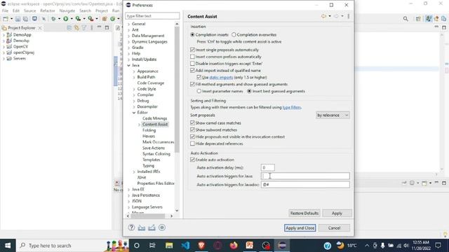 How to Turn on Code Suggestion in Eclipse Editor for java смотреть онлайн