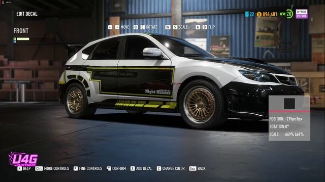 Need For Speed Payback Subaru Impreza WRX STI Offroad Customization U4G Customs #16