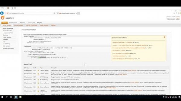 Openfire Chat Server: Install and Configuration