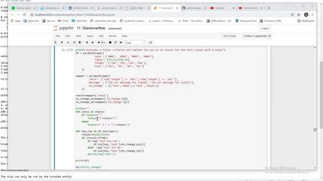 python - how to evaluate a string as a filter for dataframe row data смотреть онлайн