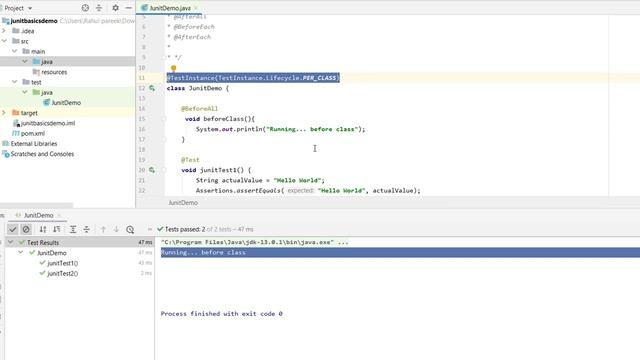JUnit Tutorial - 2: Annotations in JUnit смотреть онлайн