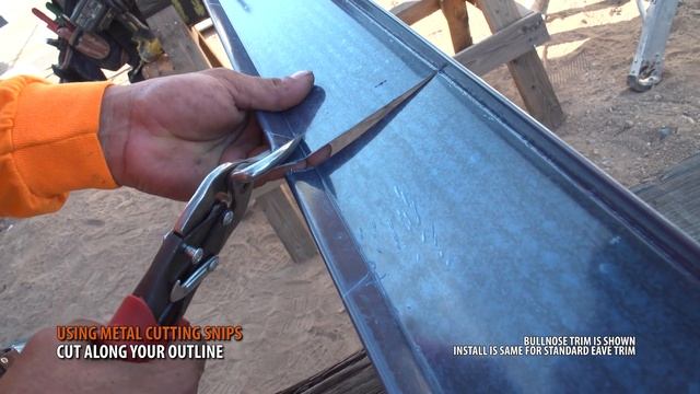 How To Install Standing Seam Metal Roofing - Eave Trim With Joggle Cleat. EASY Step By Step Video смотреть онлайн