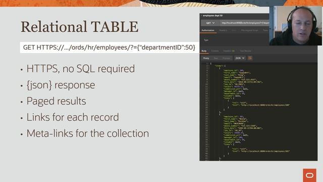 The Oracle Converged Database and REST смотреть онлайн