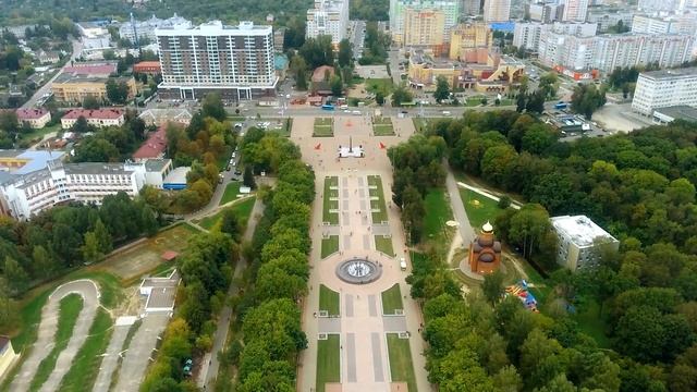Брянск с квадракоптера. POV Квадракоптер. Полёт квадракоптера от первого лица. смотреть онлайн