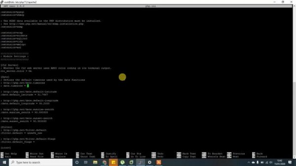 Zabbix Time zone for PHP is not set (configuration parameter "date.timezone").