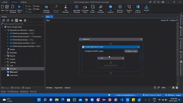Google Sheet UiPath| UiPath Bot | Google Sheet API| Google Drive API| UiPath смотреть онлайн