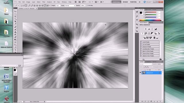 Twirling Vortex - Photoshop toturial смотреть онлайн