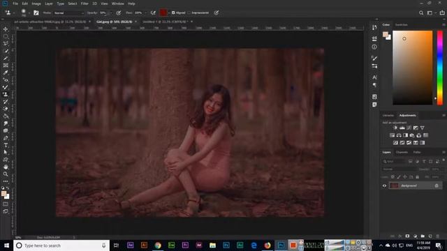 Pattern Stamp Tool - Adobe Photoshop CC 2019 смотреть онлайн