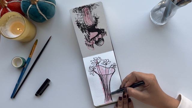 Testing VIRAL TIKTOK Art Hacks and Painting Ideas | IS IT WORTH IT? | Ways to fill your sketchbook смотреть онлайн