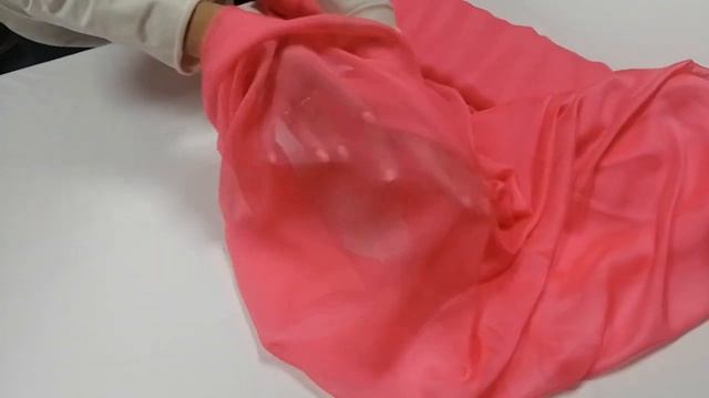 Шёлк шифон, цв. Грейпфрут смотреть онлайн