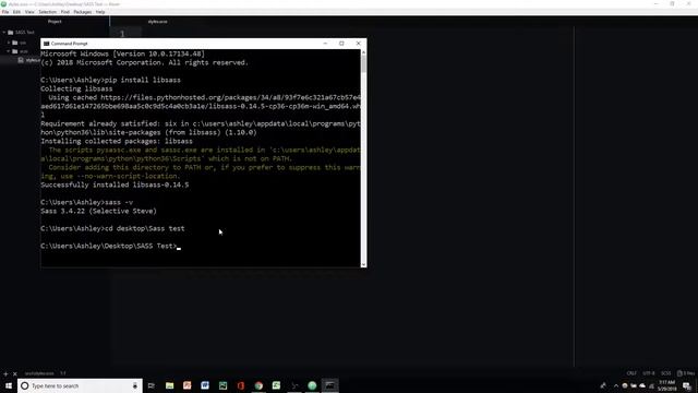 How to Install SASS with Python using LibSass смотреть онлайн