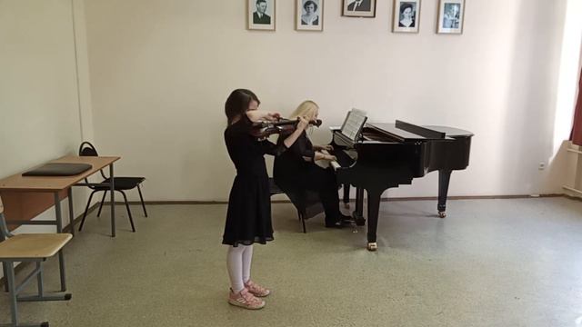 Зейц Концерт №2, G-dur, 1 ч., исп. Аня Дмитриева, 1 класс