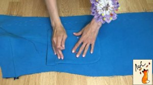 ?накладной карман с потайным швом?