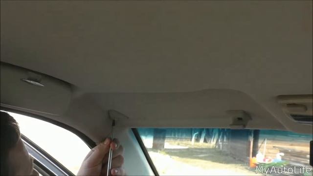 Как заменить солнцезащитный козырек на авто Geely CK | MyAutoLife смотреть онлайн