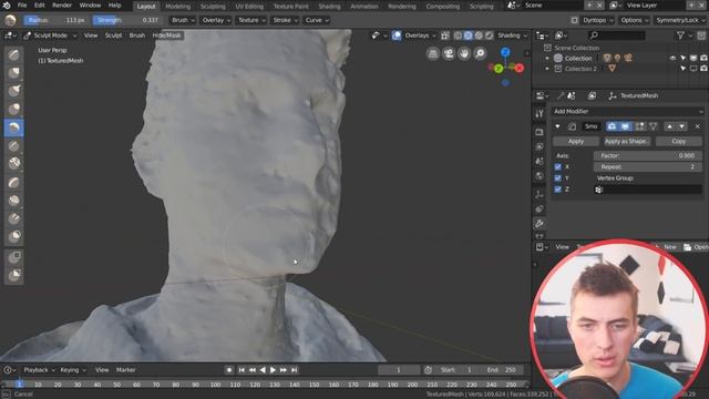 How to 3D Photoscan your Face for Free! смотреть онлайн