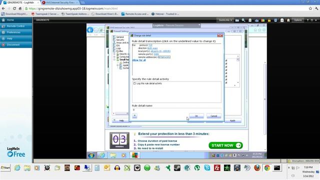 How to let remote desktop through AVG firewall смотреть онлайн