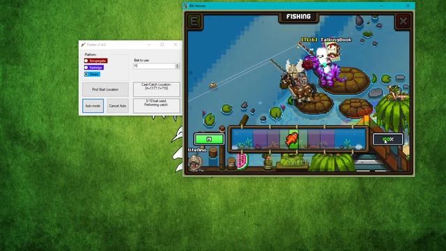 BIT HEROES ПРОХОЖДЕНИЕ НА РУССКОМ. БОТ ДЛЯ РЫБАЛКИ,ЧАЕК, СВОБОДА, РАБОТА БОТА, ОСНОВЫ, ССЫЛКА