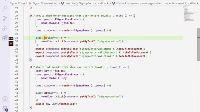 React - Testing Your Forms - Spying On Functions смотреть онлайн