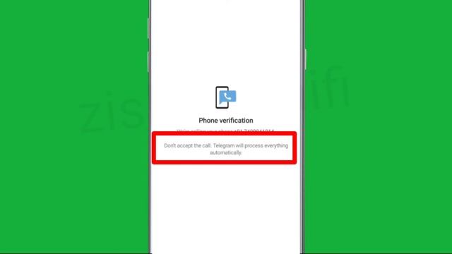 Telegram Phone verification Don't accept the call. Telegram will process everything automatically. смотреть онлайн