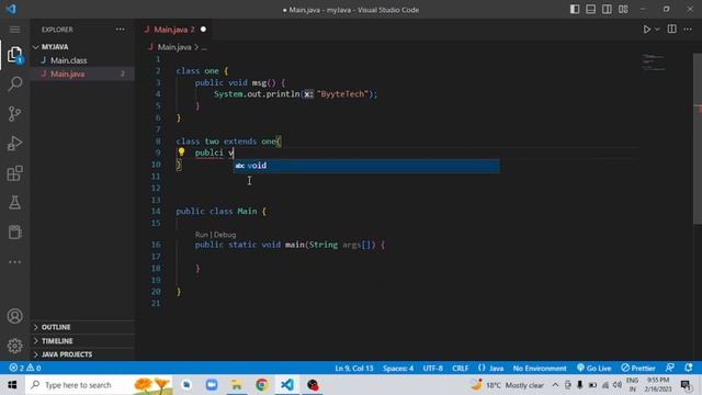 Single Level Inheritance in Java Programming || #Java Programming. смотреть онлайн