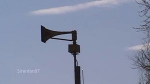 Sick Federal Signal Thunderbolt 1000 Siren Test - Wichita, KS