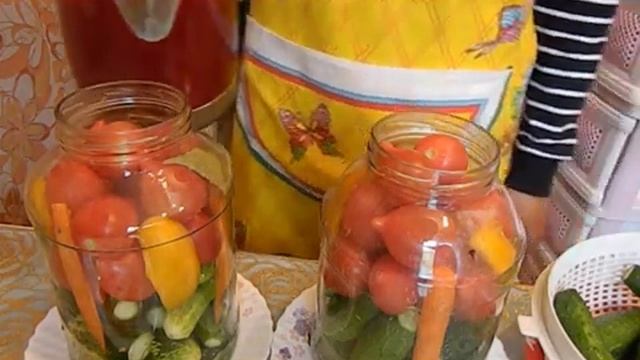 АССОРТИ НА ЗИМУ: ОГУРЦЫ, ПОМИДОРЫ. 2 СПОСОБА ЗАСОЛКИ. ЗАГОТОВКИ НА ЗИМУ