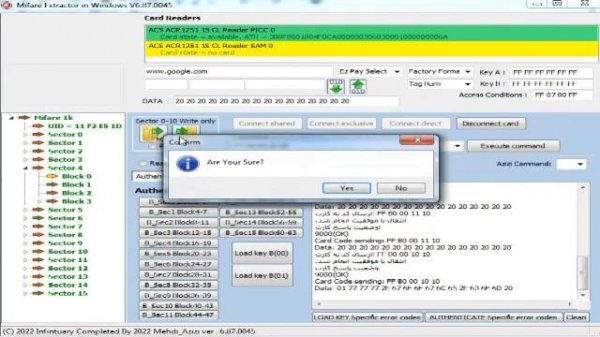 MIFARE Classic Tool MCT
